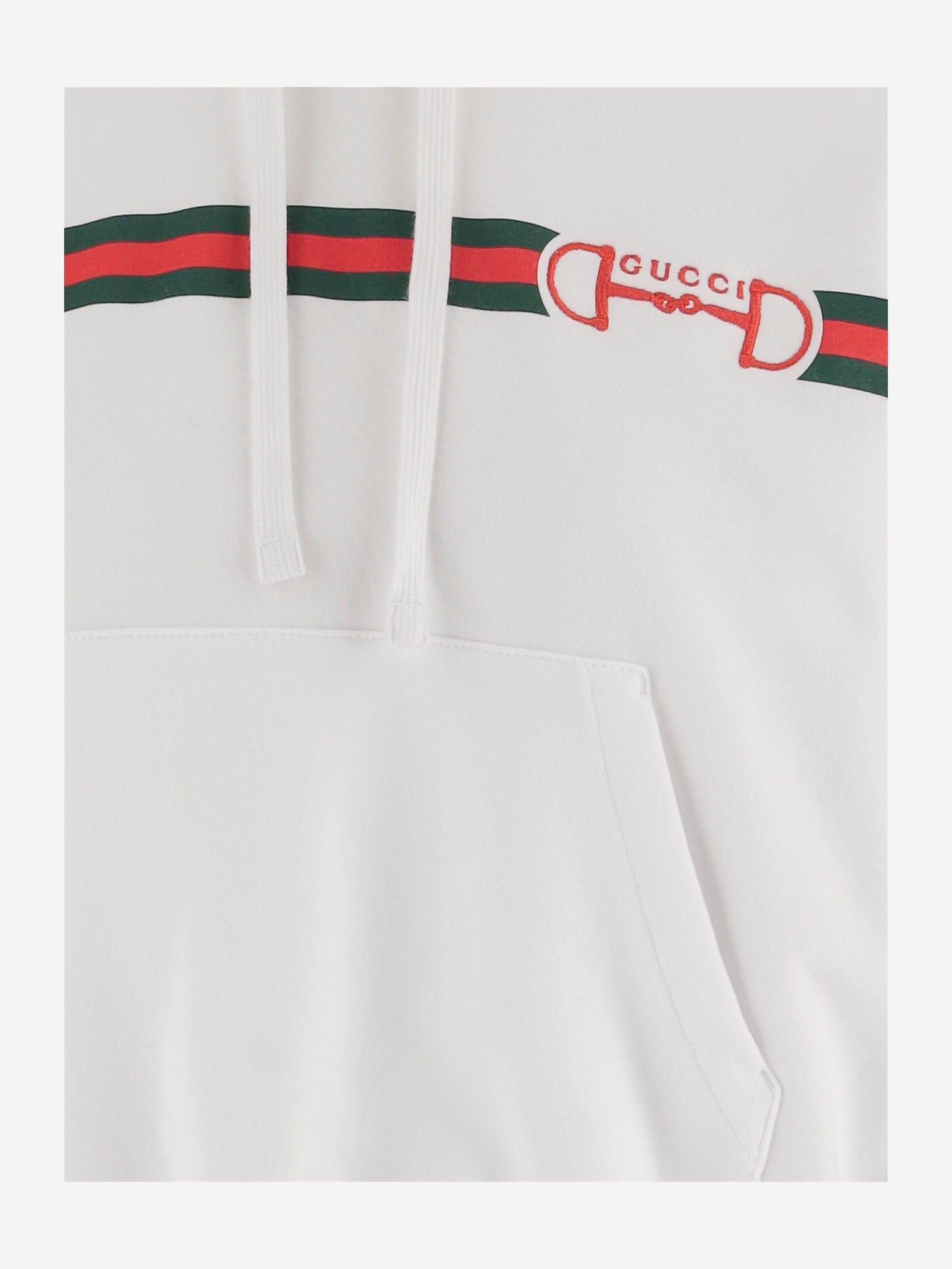 FELPA IN COTONE CON STAMPA LOGO 837930 XJHM09051 GUCCI 