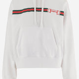 FELPA IN COTONE CON STAMPA LOGO 837930 XJHM09051 GUCCI 
