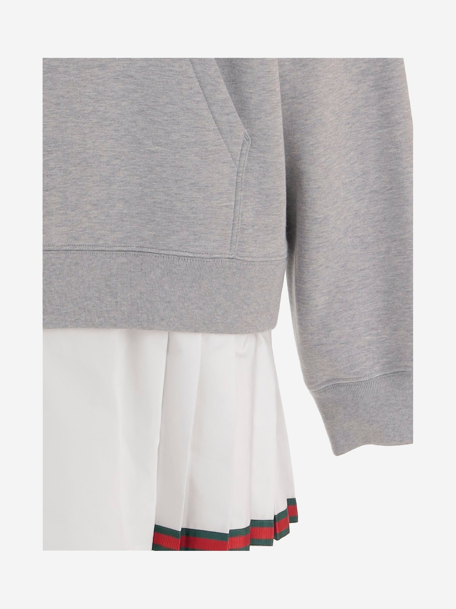 ABITO IN COTONE CON GONNA PLISSÉ 843676 XJHIT1087 GUCCI 
