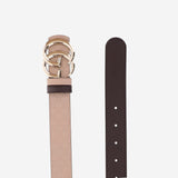 CINTURA IN PELLE REVERSIBILE CON MOTIVO GG 847131 AAFYB5745 GUCCI 