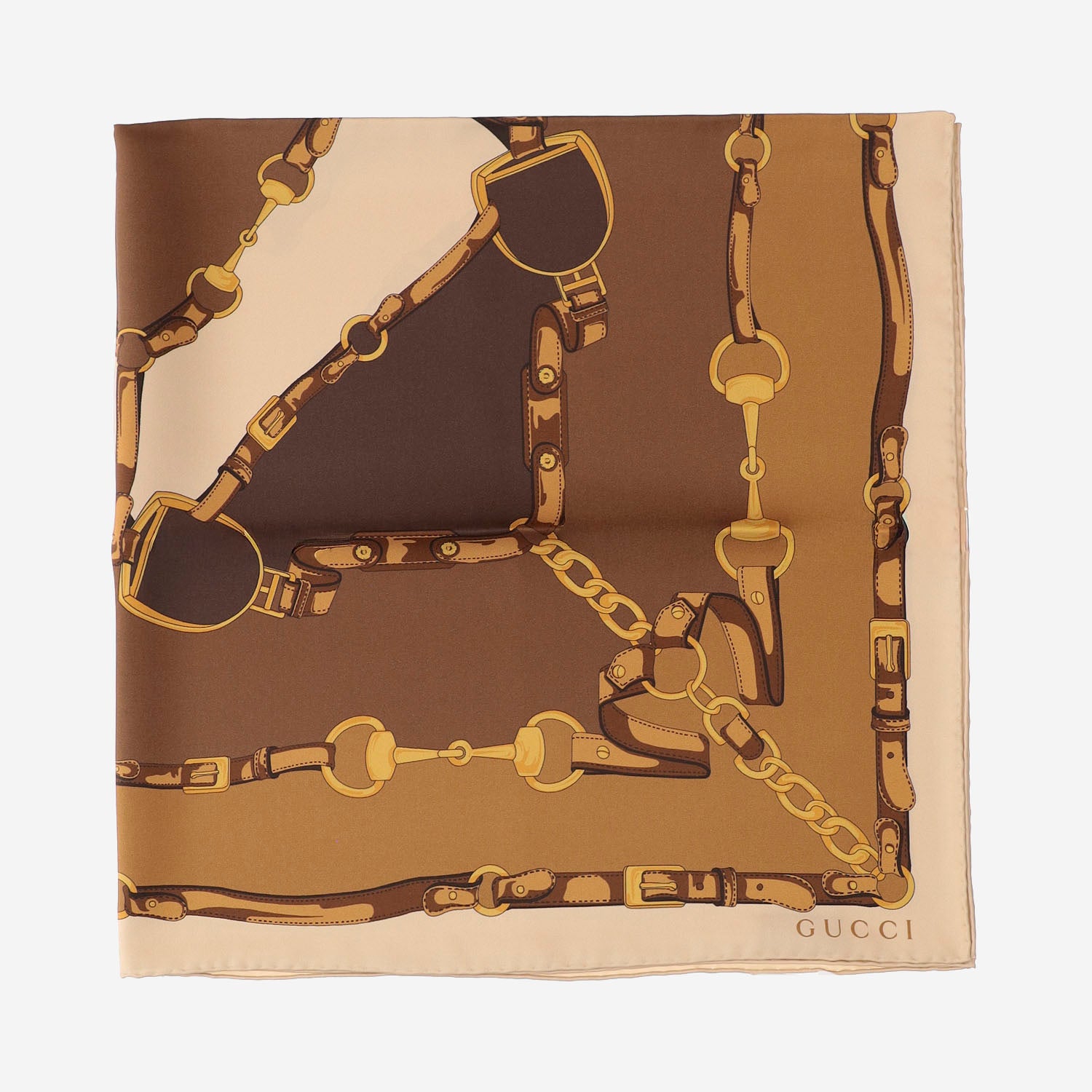 Foulard in twill di seta stampato 847673 3G0012565 GUCCI 