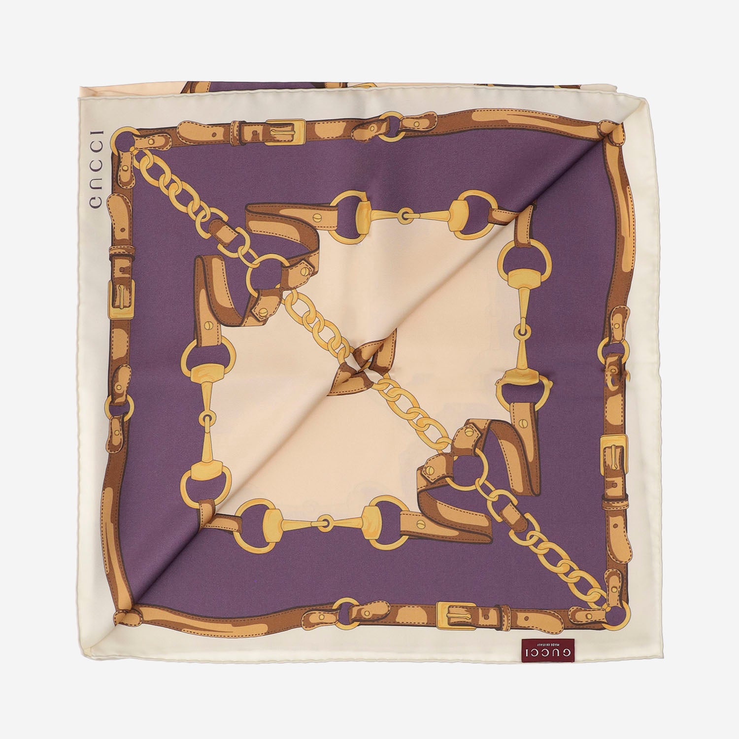 Foulard in twill di seta stampato 847673 3G0019971 GUCCI 