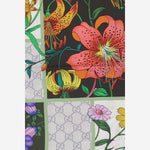 FOULARD IN SETA CON MOTIVO FLOREALE 850107 3G0013367 GUCCI 