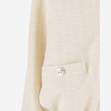 GIACCA IN TWEED DI COTONE A QUADRI 851888 ZAUB69777 GUCCI 