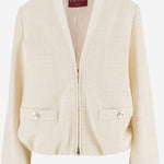 GIACCA IN TWEED DI COTONE A QUADRI 851888 ZAUB69777 GUCCI 