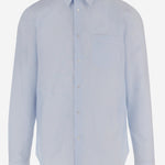 CAMICIA IN COTONE A RIGHE CON WEB 852707 ZAS5W4305 GUCCI 
