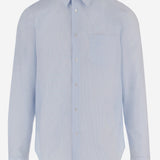 CAMICIA IN COTONE A RIGHE CON WEB 852707 ZAS5W4305 GUCCI 