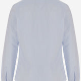 CAMICIA IN COTONE A RIGHE CON WEB 852707 ZAS5W4305 GUCCI 