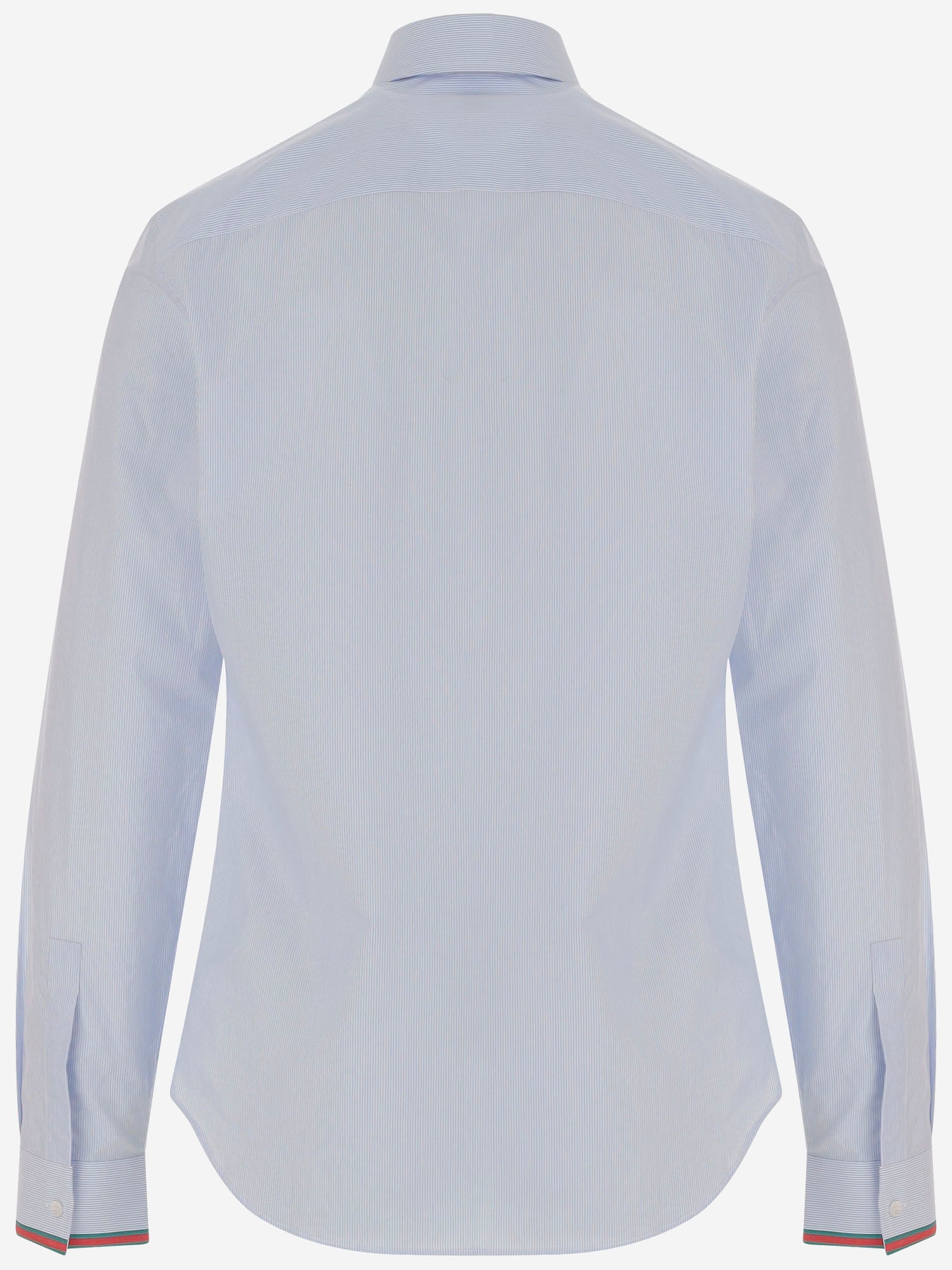CAMICIA IN COTONE A RIGHE CON WEB 852707 ZAS5W4305 GUCCI 