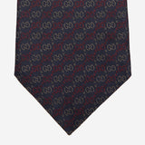 CRAVATTA IN SETA GG JACQUARD 853351 4E0094174 GUCCI 