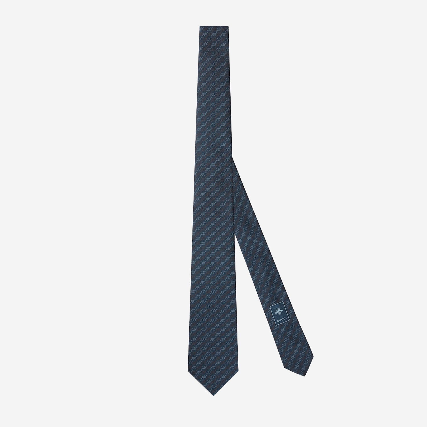 CRAVATTA IN SETA GG JACQUARD 853351 4E0094369 GUCCI 