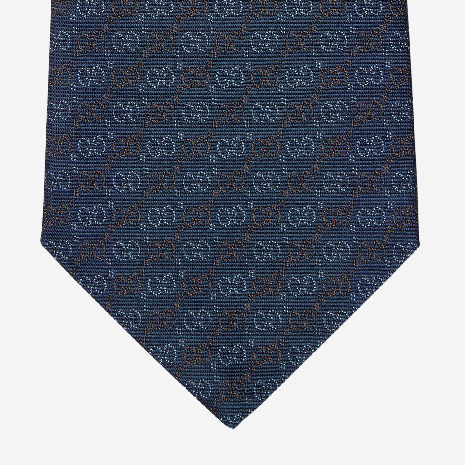 CRAVATTA IN SETA GG JACQUARD 853351 4E0094369 GUCCI 