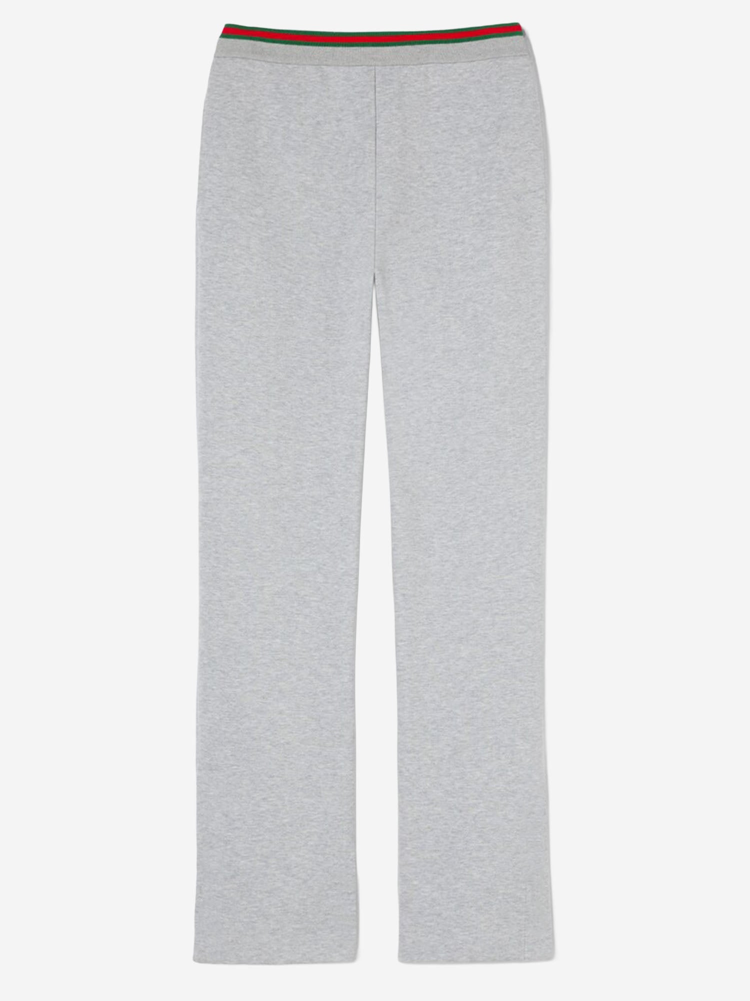 PANTALONI LEISURE IN JERSEY DI COTONE CON WEB 853424 XJHIR1160 GUCCI 