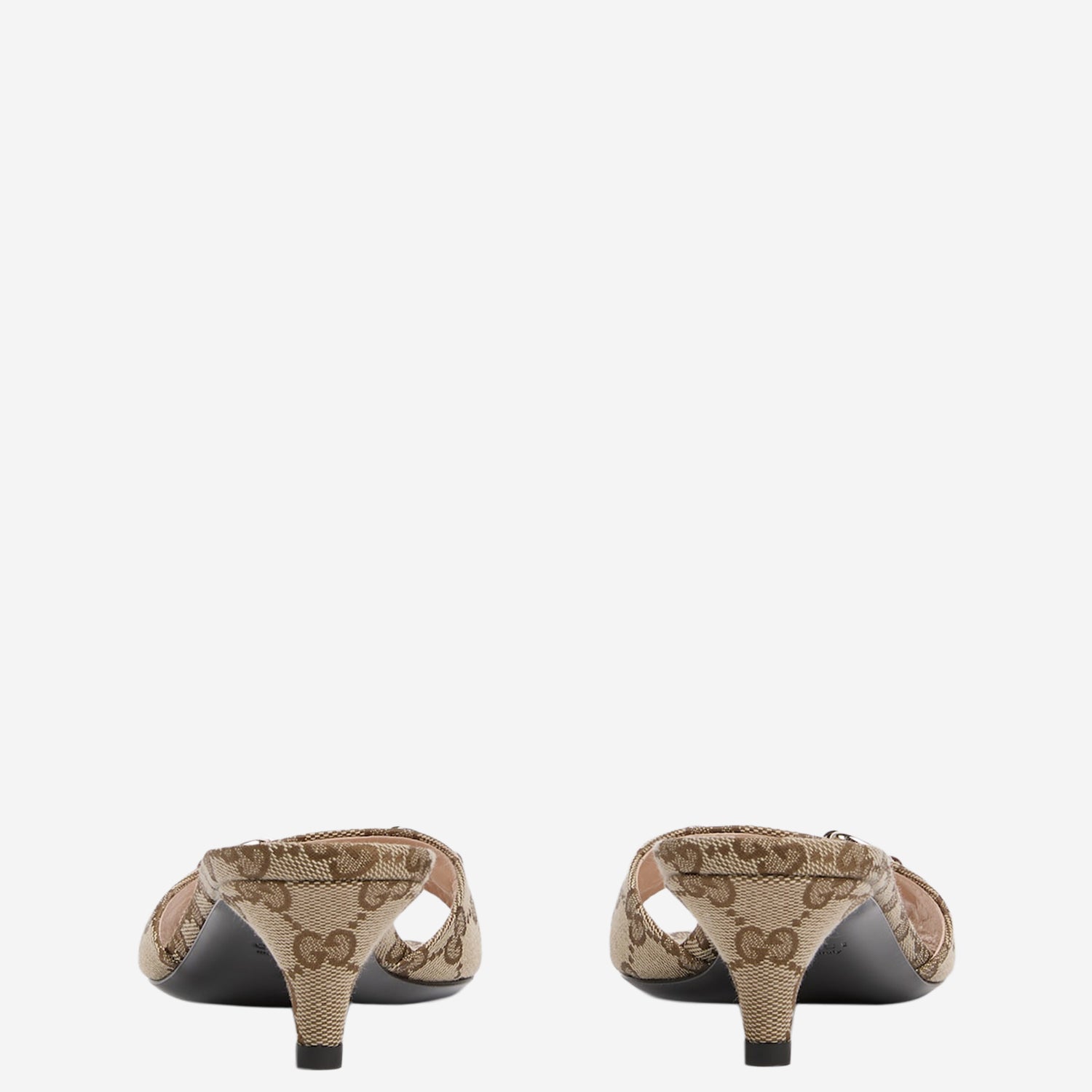 SANDALI SLIDER IN TESSUTO GG 853672 KY9809744 GUCCI 