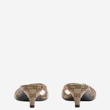 SANDALI SLIDER IN TESSUTO GG 853672 KY9809744 GUCCI 