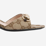 SANDALI SLIDER IN TESSUTO GG 853672 KY9809744 GUCCI 