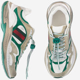 SNEAKERS IN PELLE CON DETTAGLIO WEB 853709 AAGGM9251 GUCCI 