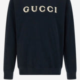Felpa in jersey di cotone con ricamo logo 854224 XJHNA4794 GUCCI 
