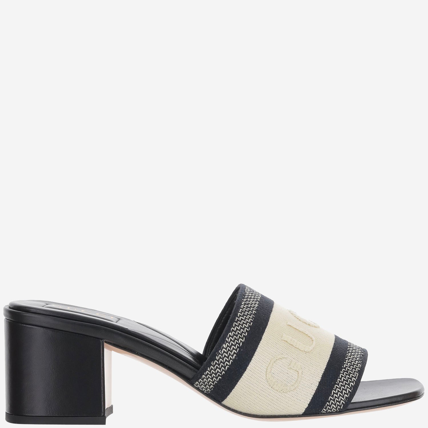 SANDALI SLIDER IN TESSUTO GG 854415 FAECG1094 GUCCI 