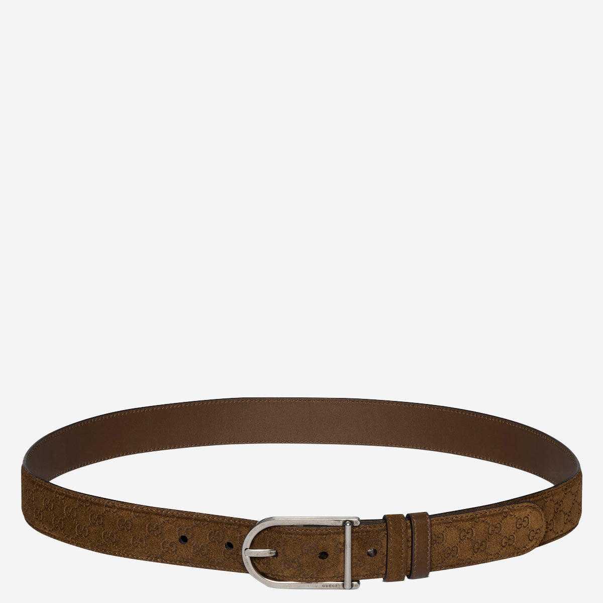 CINTURA REVERSIBILE CON FIBBIA ARROTONDATA 854734 AAFWJ2118 GUCCI 