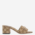 SANDALI SLIDER IN TESSUTO GG 854882 9SF102544 GUCCI 