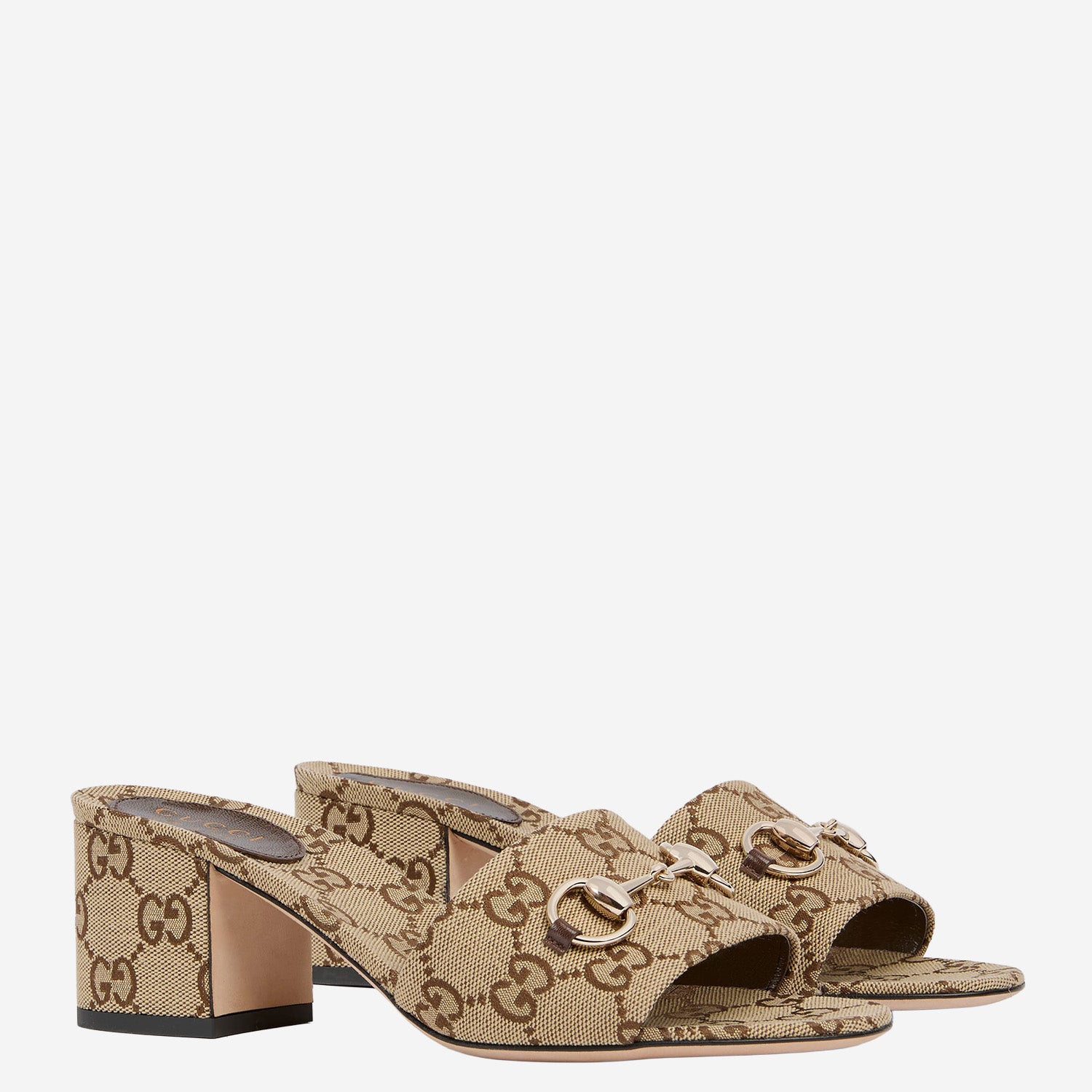 SANDALI SLIDER IN TESSUTO GG 854882 9SF102544 GUCCI 