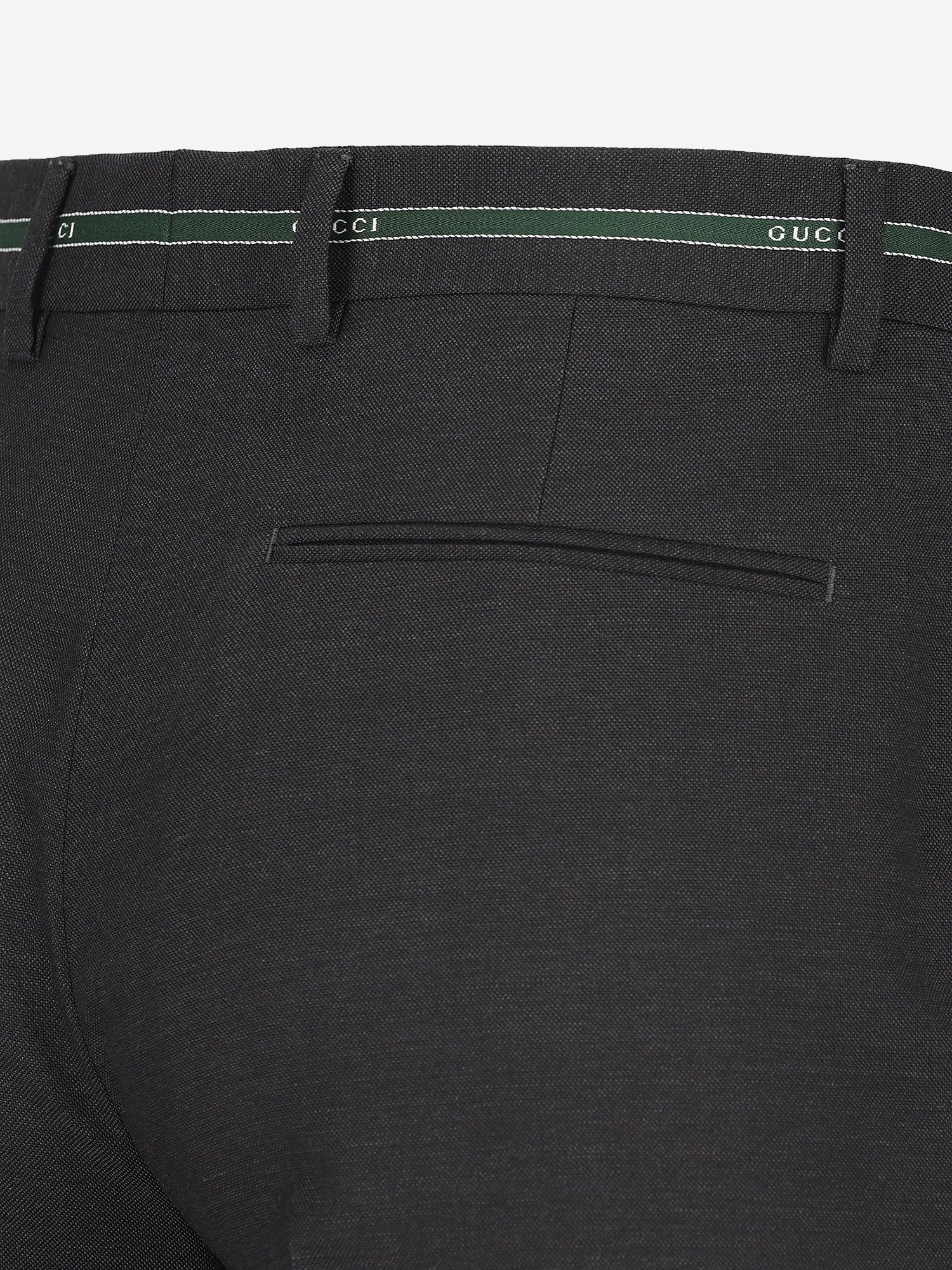 PANTALONI IN LANA CON LOGO IN VITA 855095 ZAS681076 GUCCI 