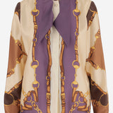 CAMICIA IN TWILL DI SETA CON STAMPA 855593 ZAUK42358 GUCCI 