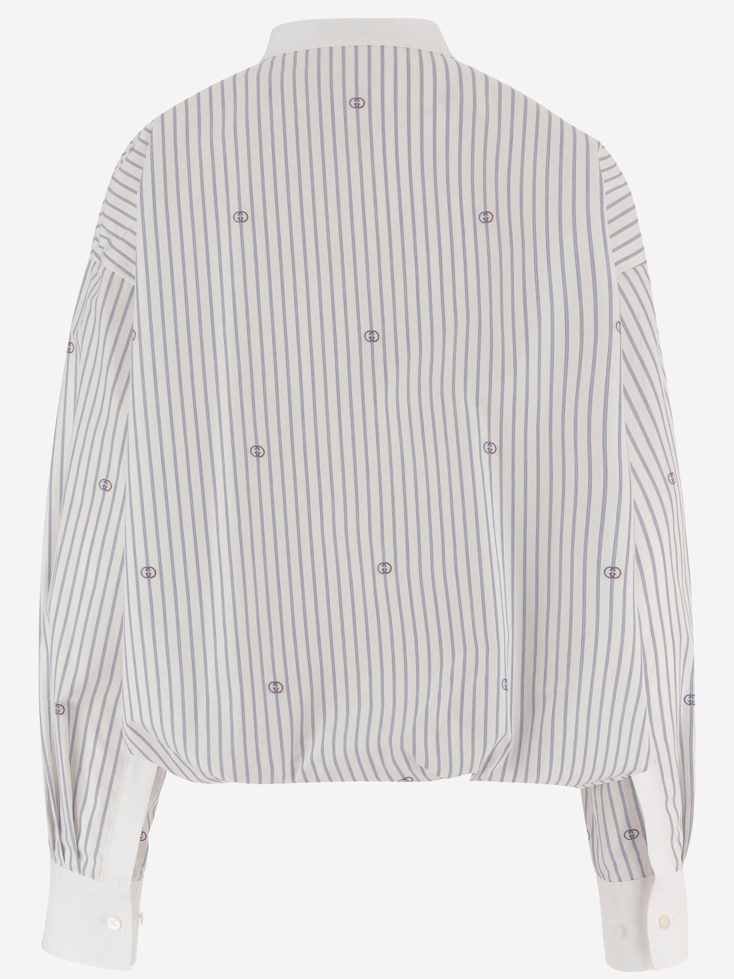 CAMICIA IN COTONE A RIGHE 855774 ZAUBX9098 GUCCI 