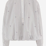 CAMICIA IN COTONE A RIGHE 855774 ZAUBX9098 GUCCI 