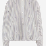 CAMICIA IN COTONE A RIGHE 855774 ZAUBX9098 GUCCI 