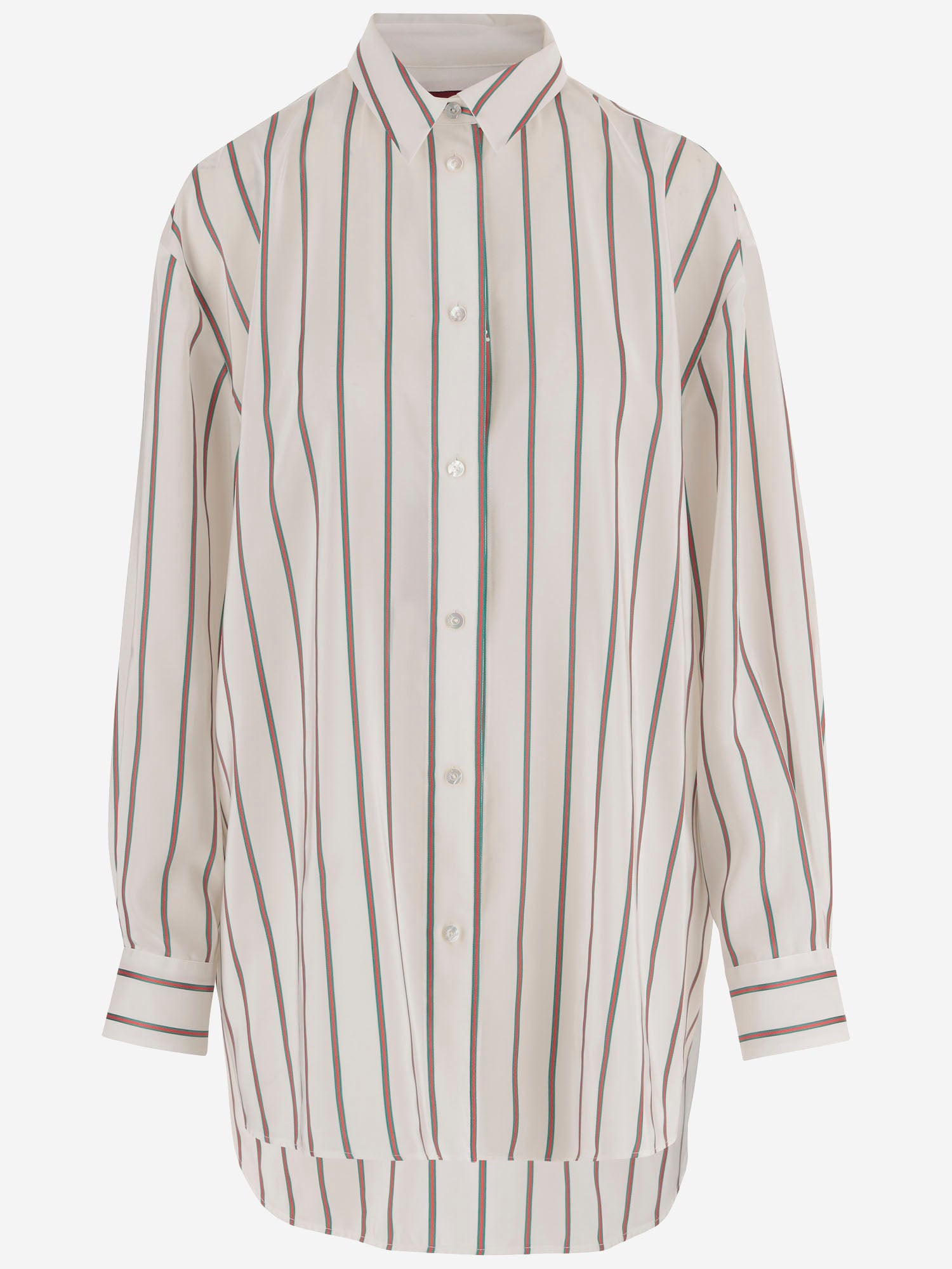 CAMICIA a righe in seta 855879 ZAUGG9669 GUCCI 