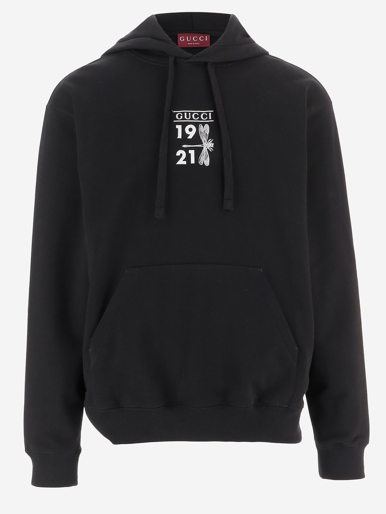 FELPA IN COTONE CON STAMPA GRAFICA 855976 XJHQT1043 GUCCI 