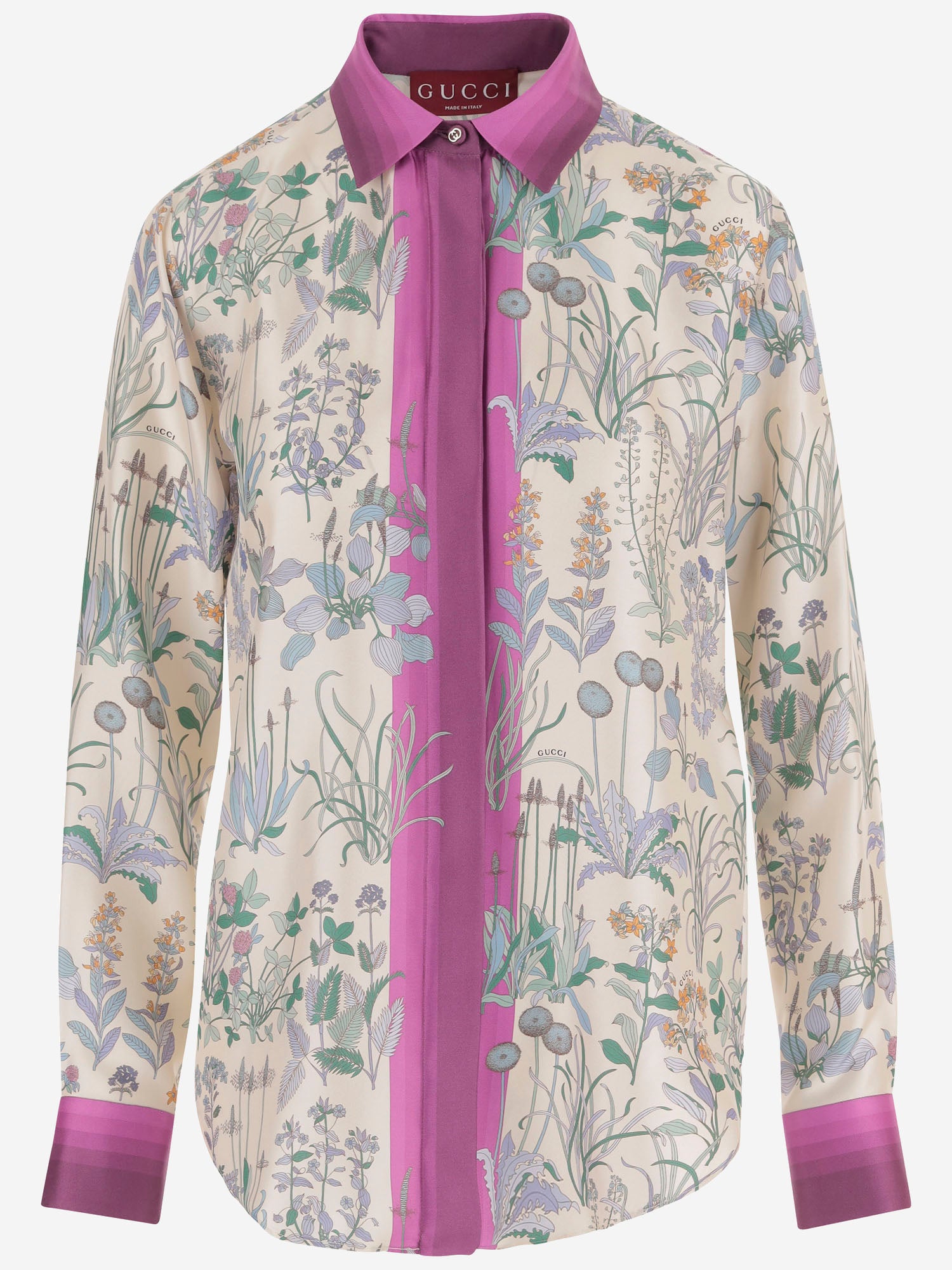 CAMICIA floreale in seta 856092 ZAUK79224 GUCCI 