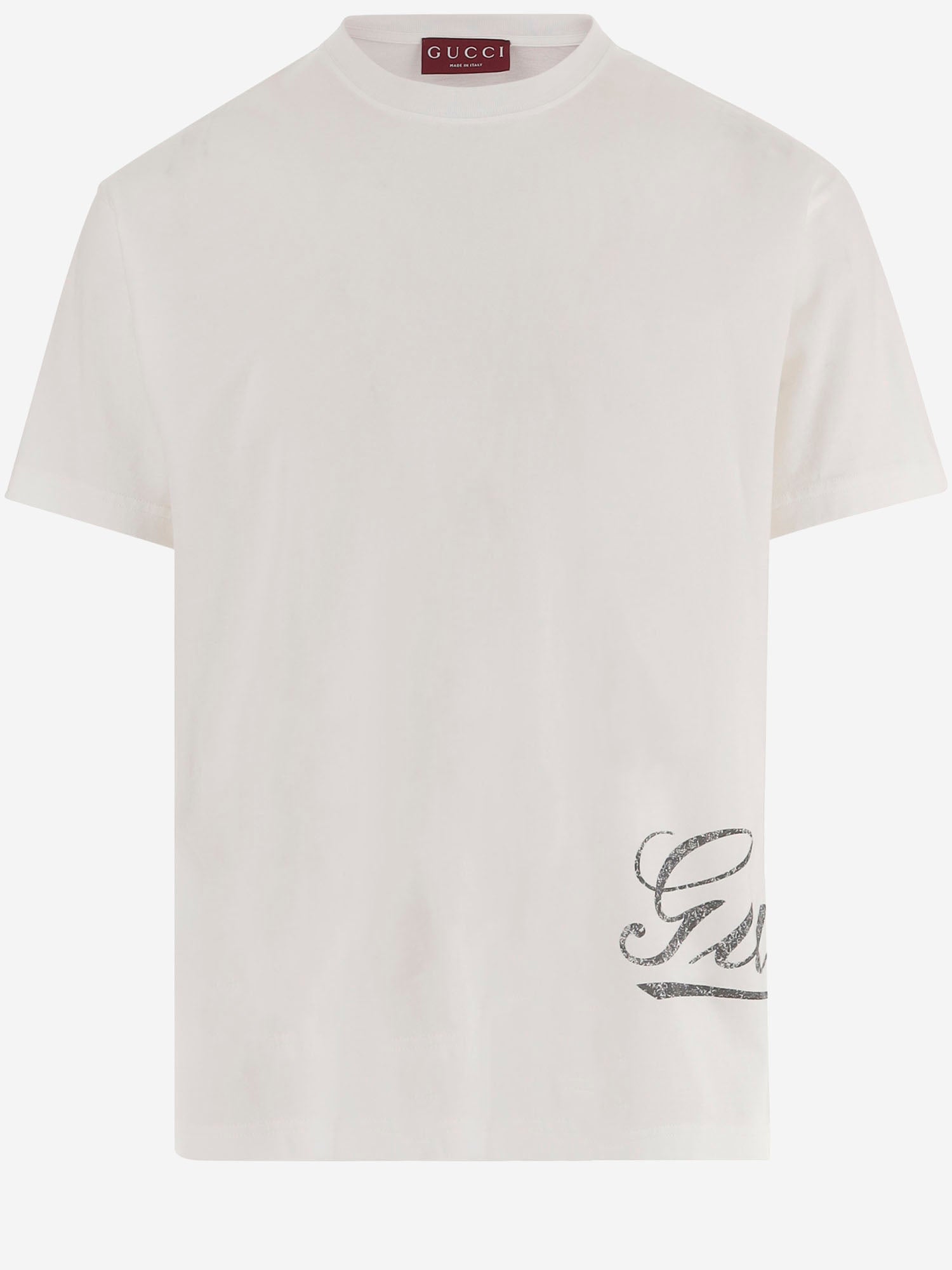 T-SHIRT IN COTONE CON LOGO 856477 XJHQM9066 GUCCI 