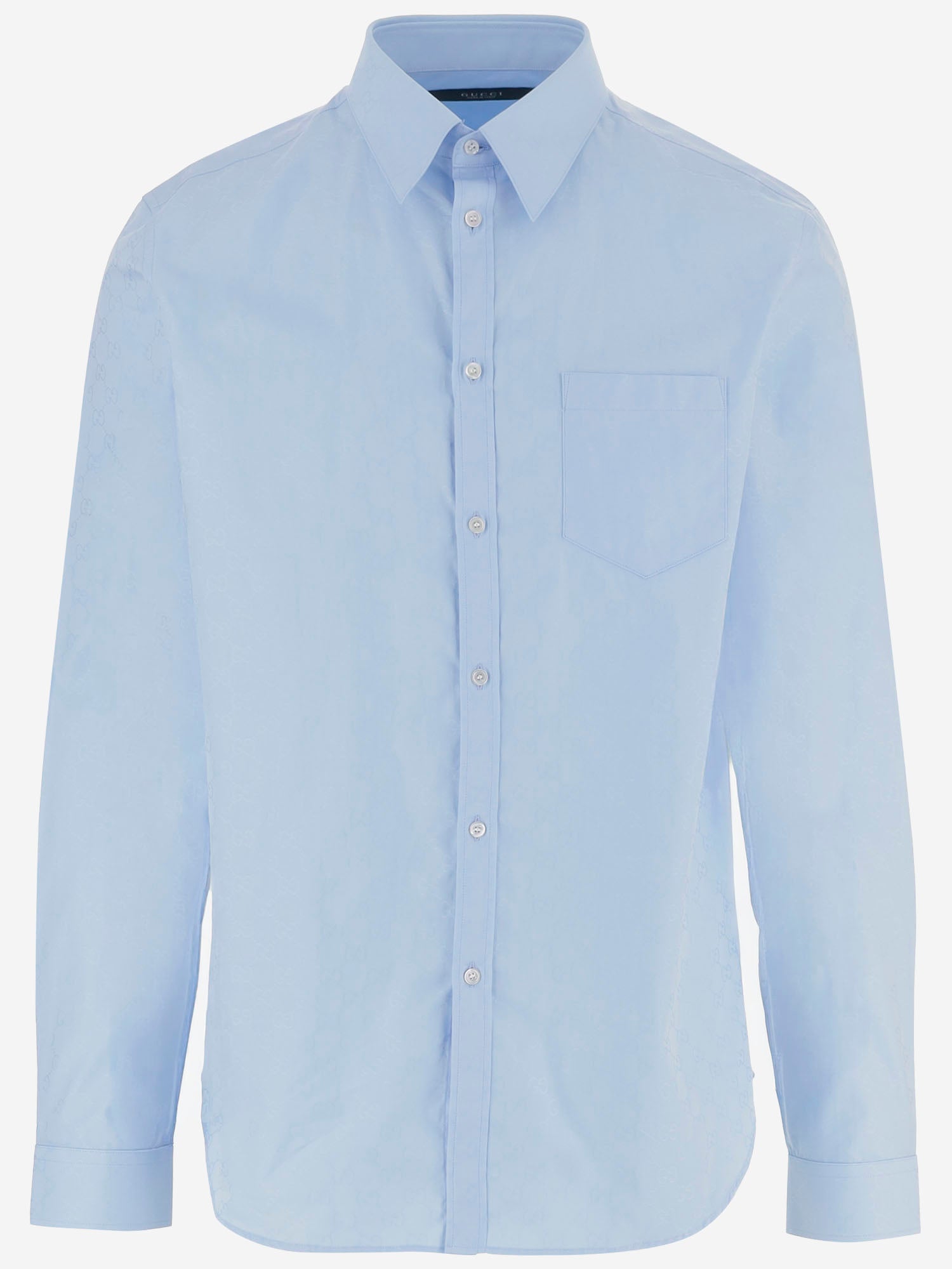 CAMICIA IN POPELINE DI COTONE GG 860785 ZAUO84774 GUCCI 