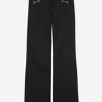 Jeans in denim di cotone con dettaglio morsetto 860844 XDDFZ1000 GUCCI 