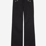 Jeans in denim di cotone con dettaglio morsetto 860844 XDDFZ1000 GUCCI 