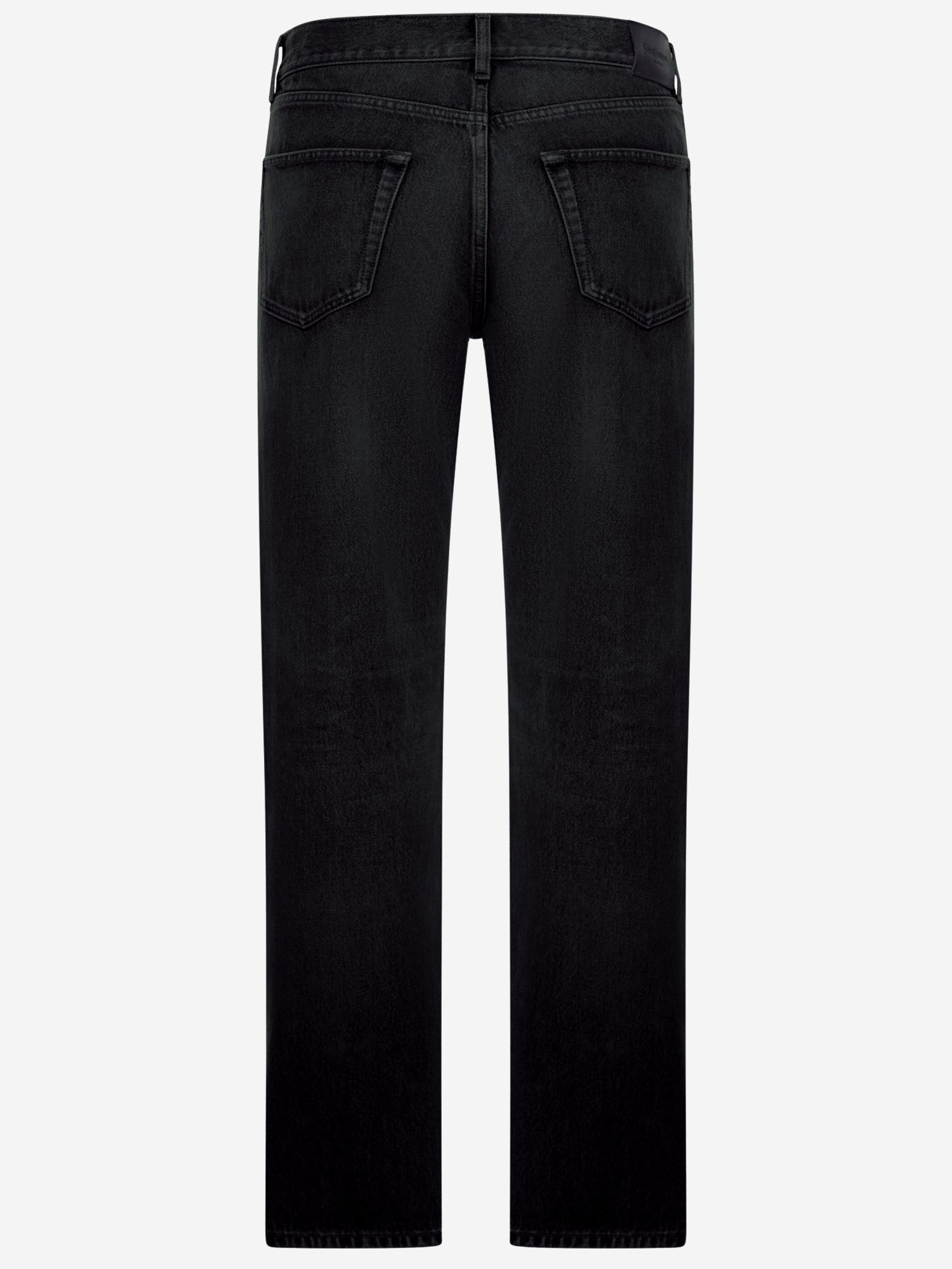 Jeans in denim di cotone con dettaglio morsetto 860844 XDDFZ1000 GUCCI 