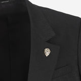 GIACCA IN MISTO LANA CON MOTIVO GG 864110 ZAUP11000 GUCCI 