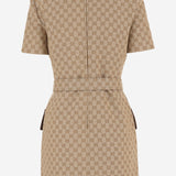 ABITO CON MOTIVO GG E CINTURA 864360 ZAUSC2061 GUCCI 