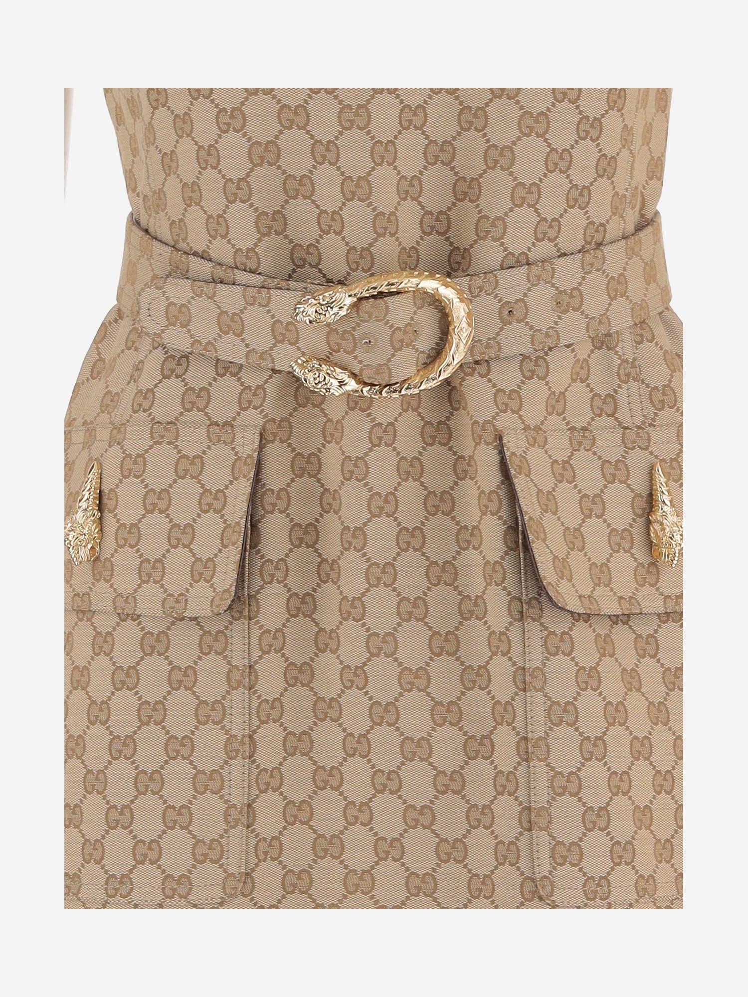 ABITO CON MOTIVO GG E CINTURA 864360 ZAUSC2061 GUCCI 