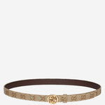Cintura sottile con fibbia Incrocio GG 864428 FAFXM9611 GUCCI 