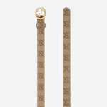 Cintura sottile con fibbia Incrocio GG 864428 FAFXM9611 GUCCI 