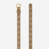 Cintura sottile con fibbia Incrocio GG 864428 FAFXM9611 GUCCI 