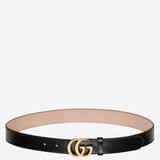 CINTURA IN PELLE CON LOGO 864436 AAGD71000 GUCCI 