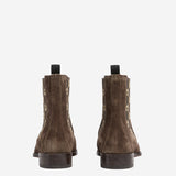 STIVALETTI IN SUEDE CON LOGO 864474 AAGGO2161 GUCCI 