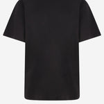 T-SHIRT IN COTONE E SETA CON LOGO 864626 XJHUF1152 GUCCI 