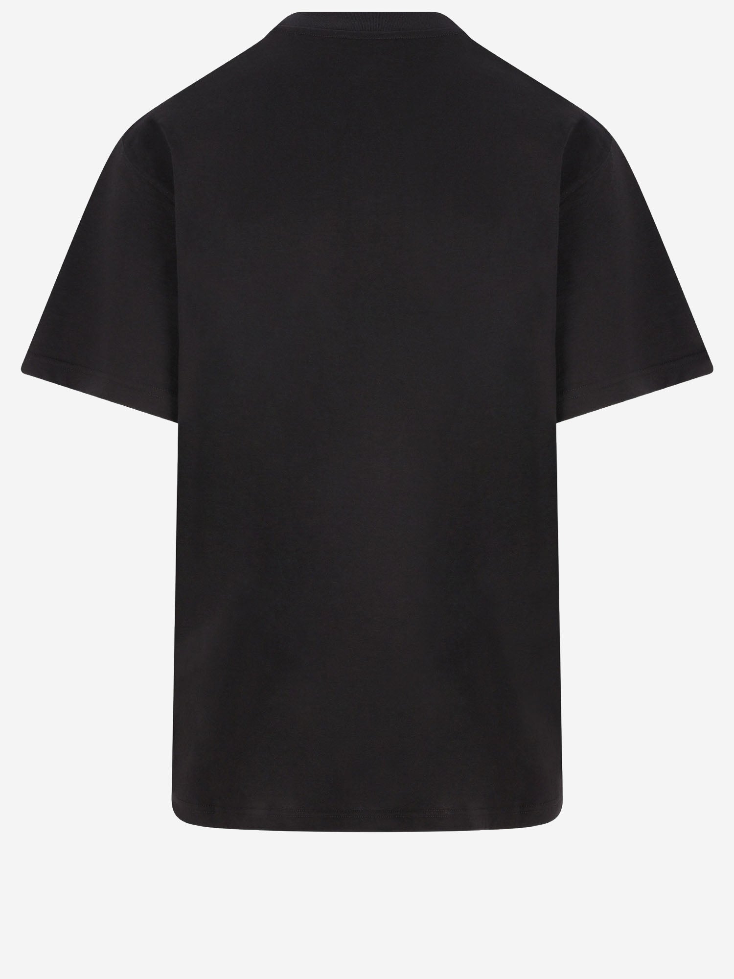 T-SHIRT IN COTONE E SETA CON LOGO 864626 XJHUF1152 GUCCI 