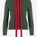 CARDIGAN IN CASHMERE CON NASTRO WEB 864967 XKFGP3061 GUCCI 